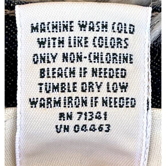 L.L. Bean Denim Jean Skirt Dark Wash Lightweight Knee Length Womens 18 Plus - Picture 5 of 5